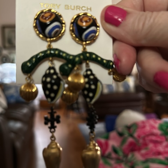Tory Burch Multicolor Dangle Earrings - Picture 5 of 6